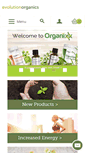 Mobile Screenshot of evolutionorganics.co.uk